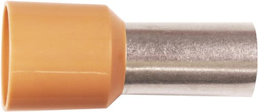 Isoleret ABIKO terminalrør KA35-25ETW 35mm² L25 Beige - 1