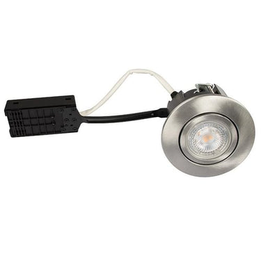Luna Quick install 10-pack Downlight ISO GU11 Børstet Alu Rund 2700K 370lm 5W IP44 - 1