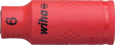 Wiha Isoleret VDE 1000V top 1/4" 6,0mm - 1