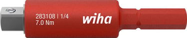 Wiha Adapter slimVario VDE 1000V til 1/4" topnøgle 6,0mm - 1