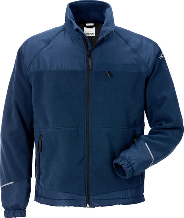 Fristads Vindtæt fleece jakke 4411 Mørk Marine str 2XL - 1