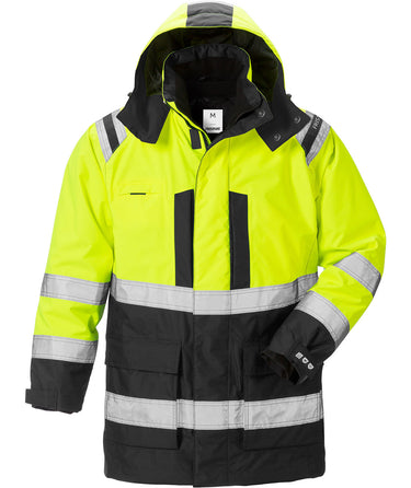 Hi-Vis 3-I-1 Parka 119628 gul/sort str L - 1