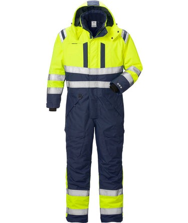 Hi-Vis Kedeldr. Kl3 119627 gul/marine str M - 1