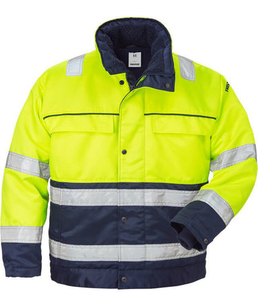 Fristads Hi-Vis vinterjakke kl.3 444 gul/marine str 2XL - 1