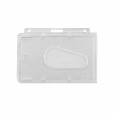 Kortholder i klar plast 86x54 mm til Key-Bak ID- og nøgleholder - 1