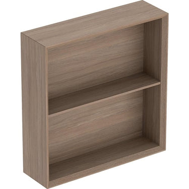 Geberit Icon vægskab 450 x 132 x 467 mm eg natur højkomprimeret trelags-spånplade melamin træstruktur - 1