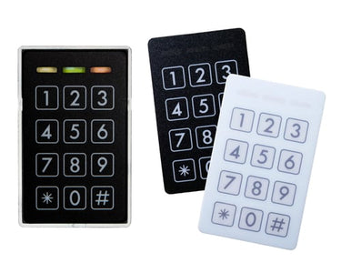 Kodetastatur og Mifare læser CM1200 mykey 1 1/2 module sort eller hvid - 1