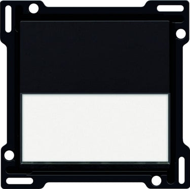 Tangent enkelt med tekstfelt piano black coated - 1