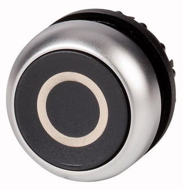M22-D-S-X0 - Trykknap sort O - 1