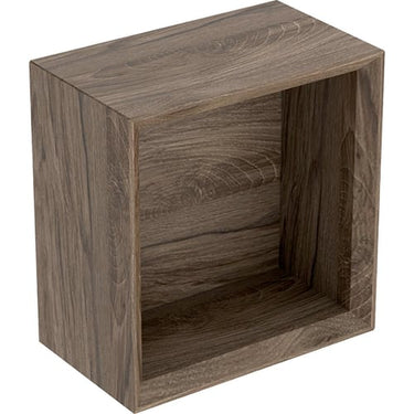 Geberit Icon vægskab 225 x 132 x 235 mm nøddetræ højkomprimeret trelags-spånplade melamin træstruktur - 1