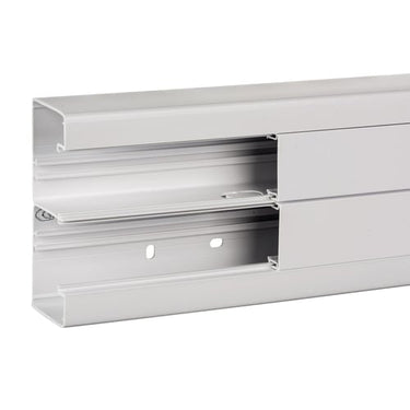 OL45 Kanaldel 140 2-rum polar hvid PVC 2m - 1