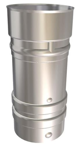 Metalbestos Omega skorstensforing Ø200 x 930 mm - 1