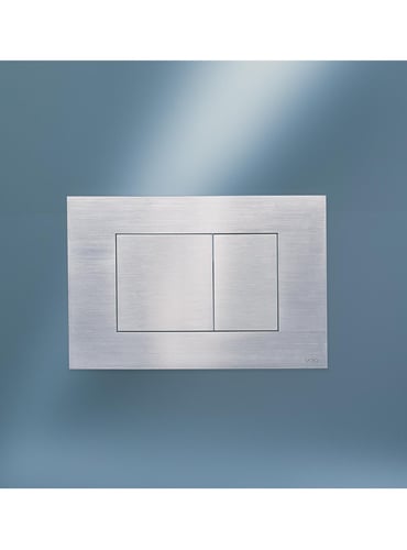 Vola A85-19 frontplade 2-skyl messing natur - 1