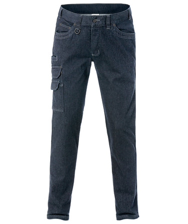 FS Service denim stretch bukser 115699 Indigoblå C62 - 1