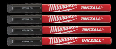 Milwaukee permanent marker spids sort pk a 4stk - 1