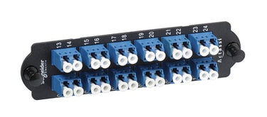 HD montageplade 12xLC duplex singlemode (incl adaptore) - 1