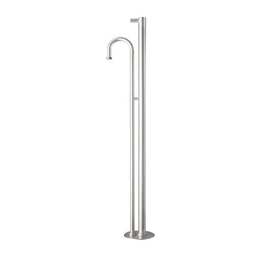 Eqi 4046 fritstående kirkegårdsvandpost m/greb 750mm glasblæst - 1