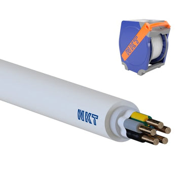 Installationskabel HXJ/NOIKLX Xtra B2ca 5G1,5 Hvid QADDY 400 - 1