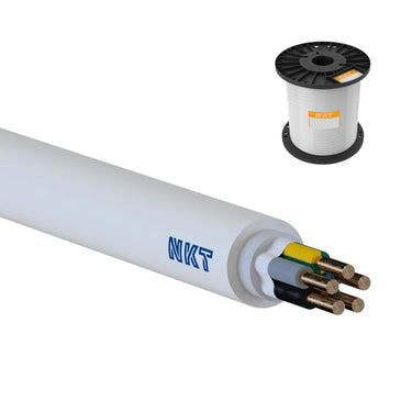 Installationskabel HXJ/NOIKLX Xtra B2ca 5G2,5 Hvid Bobin 150 - 1