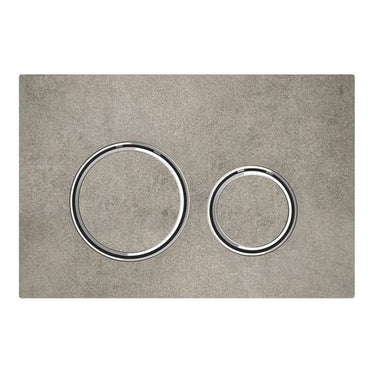 Geberit Sigma21 betjeningsplade krom/beton - 1