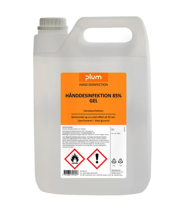 Plum Hånddesinfektion 85% (6% IPA) Gel 5,0 l - 1