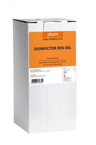 Plum Hånddesinfektion 85% (6% IPA) Gel 1,0 l - 1