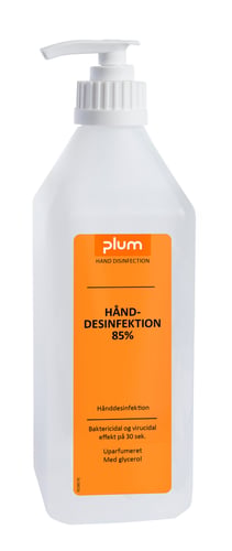 Plum Hånddesinfektion 85% (6% IPA) 600 ml pumpeflaske - 1