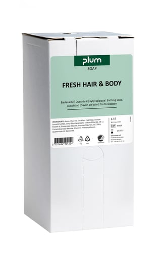 Cremesæbe Plum Fresh Hair & Body 1,4 l - 1
