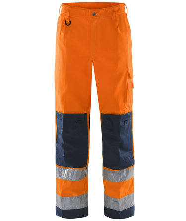 HI VIS Bukser KL2 2001 orange/marine C44 - 1