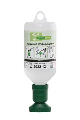 Plum Eyewash/500ml 0,9%/Eyecup/CE 4604 - 1