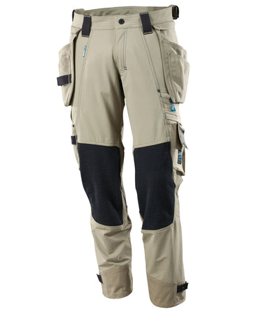 MASCOT Advanced håndværkerbuks Tarifa 17031 khaki C43 - 1