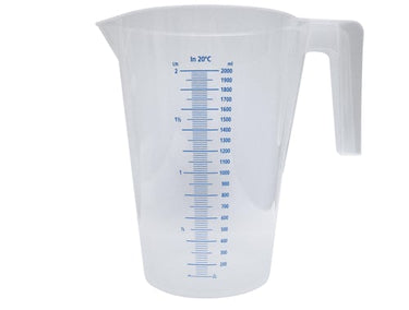 KABI transparent målebæger 3 ltr med skala - 1