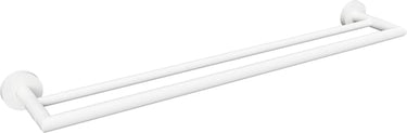 KRISS Simple dobbelt håndklædestang 600mm hvid - 1