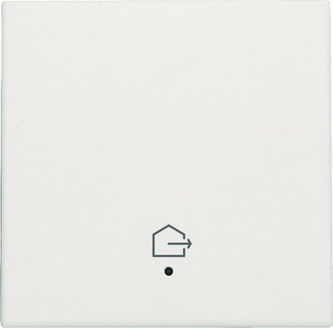 Tangent med LED med "forlad hjem" symbol white - 1