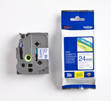 Tape Brother blå/hvid TZE 253 24 mm - 1