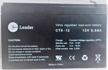 Blybatteri 12V-8,5AH (CT12-9) 151X65X94 5-pak - 1
