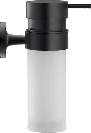 Duravit Starck T sæbedispenser sort mat - 1