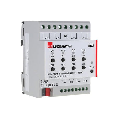 DIM4-230/1-10V/16/H/KNX 4-kanals 1-10V dæmpermodul - 1
