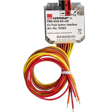 PBM-KNX-DX-4W Push button interface KNX Binært indgangsmodul til dåsemontering. - 1