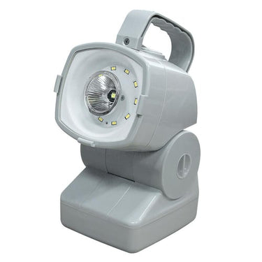 SAFETYLUX portable LED grå transportabel nødbelysning Optil 3/12 timers batteritid Genopladelig 10W/2,5W LED. - 1