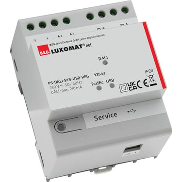 PS-DALI-SYS-USB-REG strømforsyning 16V DC (DALI) 210mA (KUN til DALI-SYS system). - 1