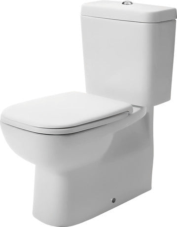 Duravit D-Code toilet 650mm hvid højglans skjult lås - 1