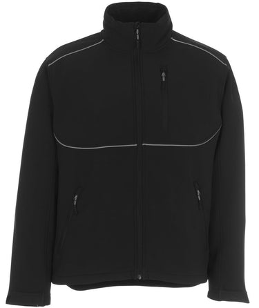 MASCOT Tampa Softshell Stretchjakke sort 3XL - 1