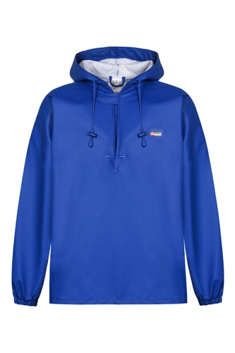 Lyngsøe regnanorak PU LR70 kongeblå str XS - 1