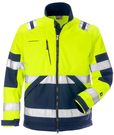 Hi Vis softshell 125024 gul/marine str XS - 1