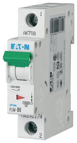 Automatsikring 6A 1P C 1M 6KA - 1