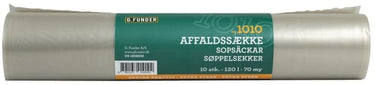 Affaldssække klar, 120 liter, 10 poser pr. rulle - ekstra kraftig kvalitet - 1