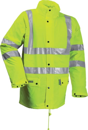 Regnjakke vinter flammehæmmende Hi-Viz gul str 4XL - 1