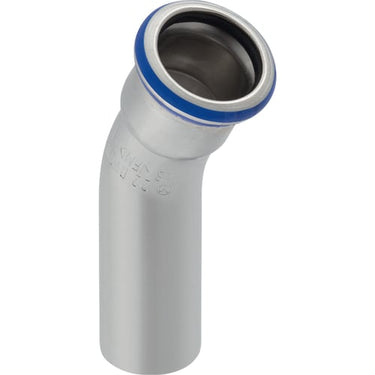 Geberit Mapress bøjning muffe/nippelippelende 30° 22mm rf - 1