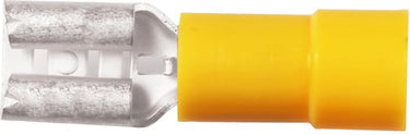 Isol. spademuffe A4607FLS 4-6mm² 6,3x0,8 Gul - 1